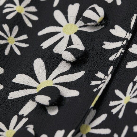 To All the Boys I’ve Loved Before x H&M daisy print shirt dress - Black (NWOT) - Picture 2 of 7